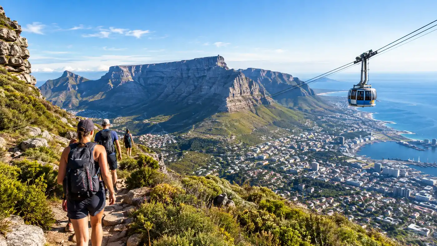Hiking vs Cableway Best Way to Reach the Top of Table Mountain